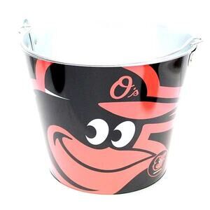 MLB Baltimore Orioles Metal Beer Bucket Retro 6 Bottles New Camden Yard